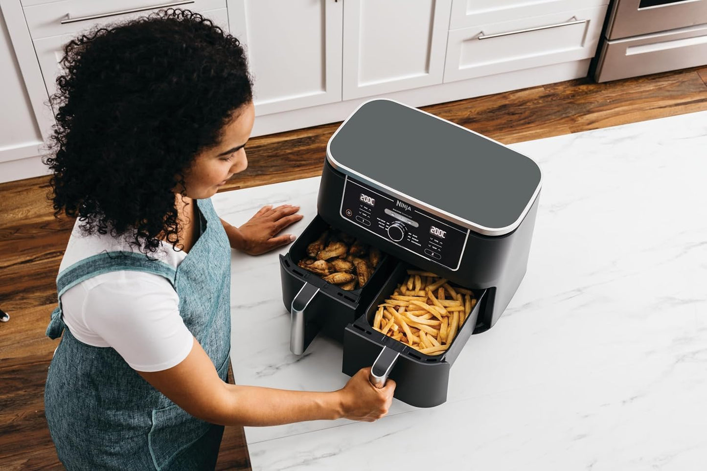 Ninja Foodi Max XXXL AF400ANZ Dual Zone 9.5L Air Fryer Black - New Condition