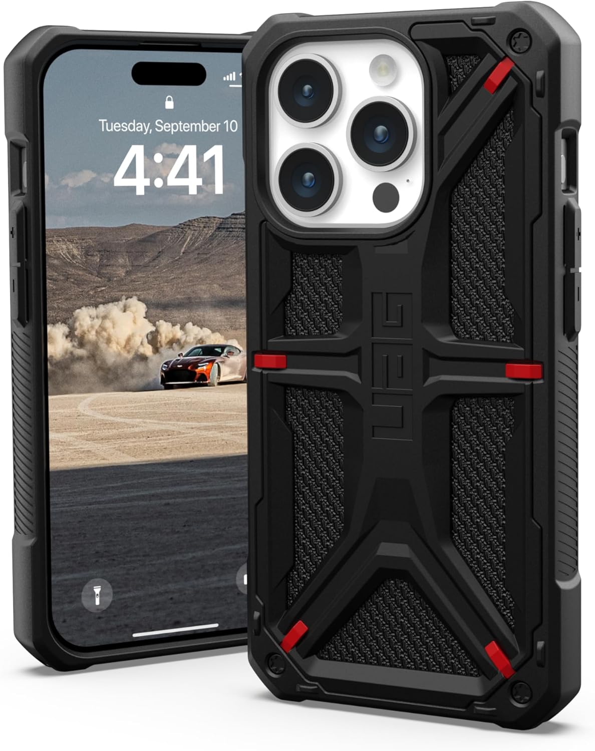 UAG Monarch Kevlar Case for iPhone Pro Max, Black - New Condition