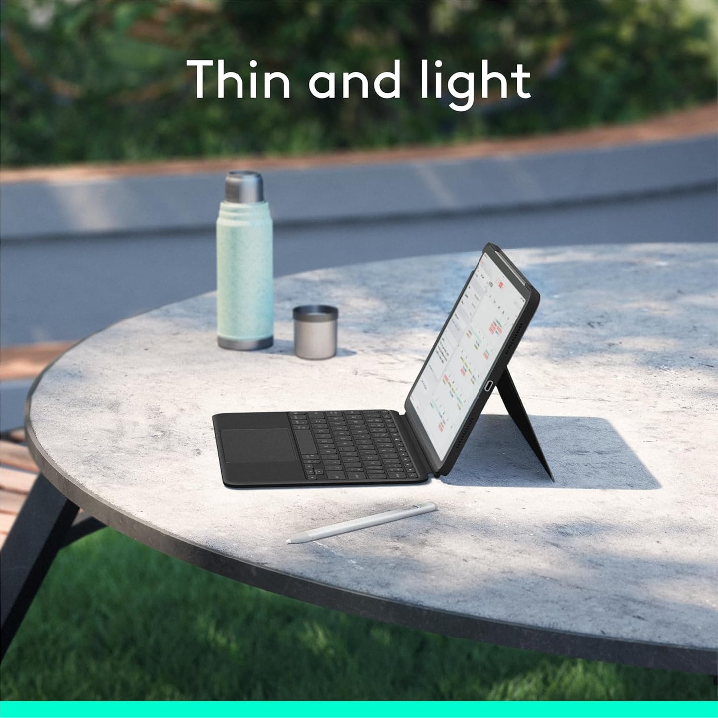 Logitech Combo Touch Keyboard Case for iPad Air 11-inch (M2, M3 & 5th Gen) - New Condition