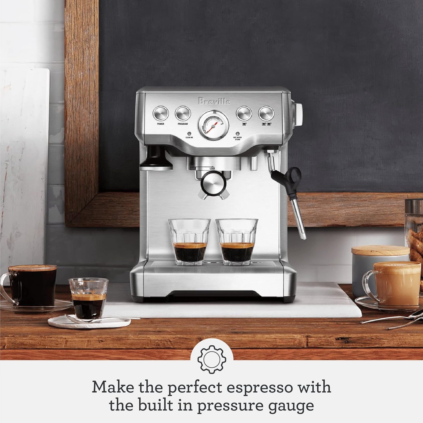 Breville the Infuser Espresso Machine, Brushed Stainless Steel - New Condition