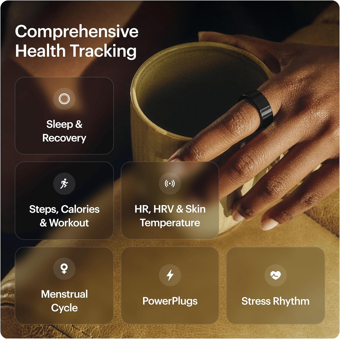 Ultrahuman Ring AIR Smart Ring for Sleep, Fitness & Health Tracking - New Condition
