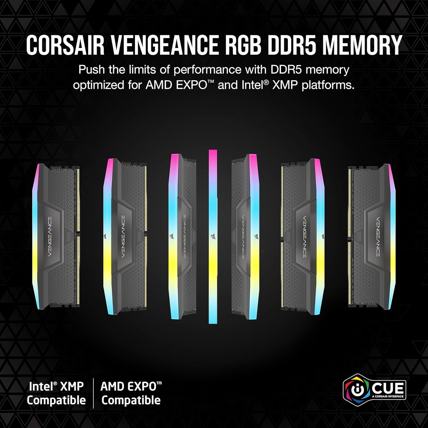 CORSAIR Vengeance RGB 96GB DDR5 RAM 6000MHz - Grey - New Condition