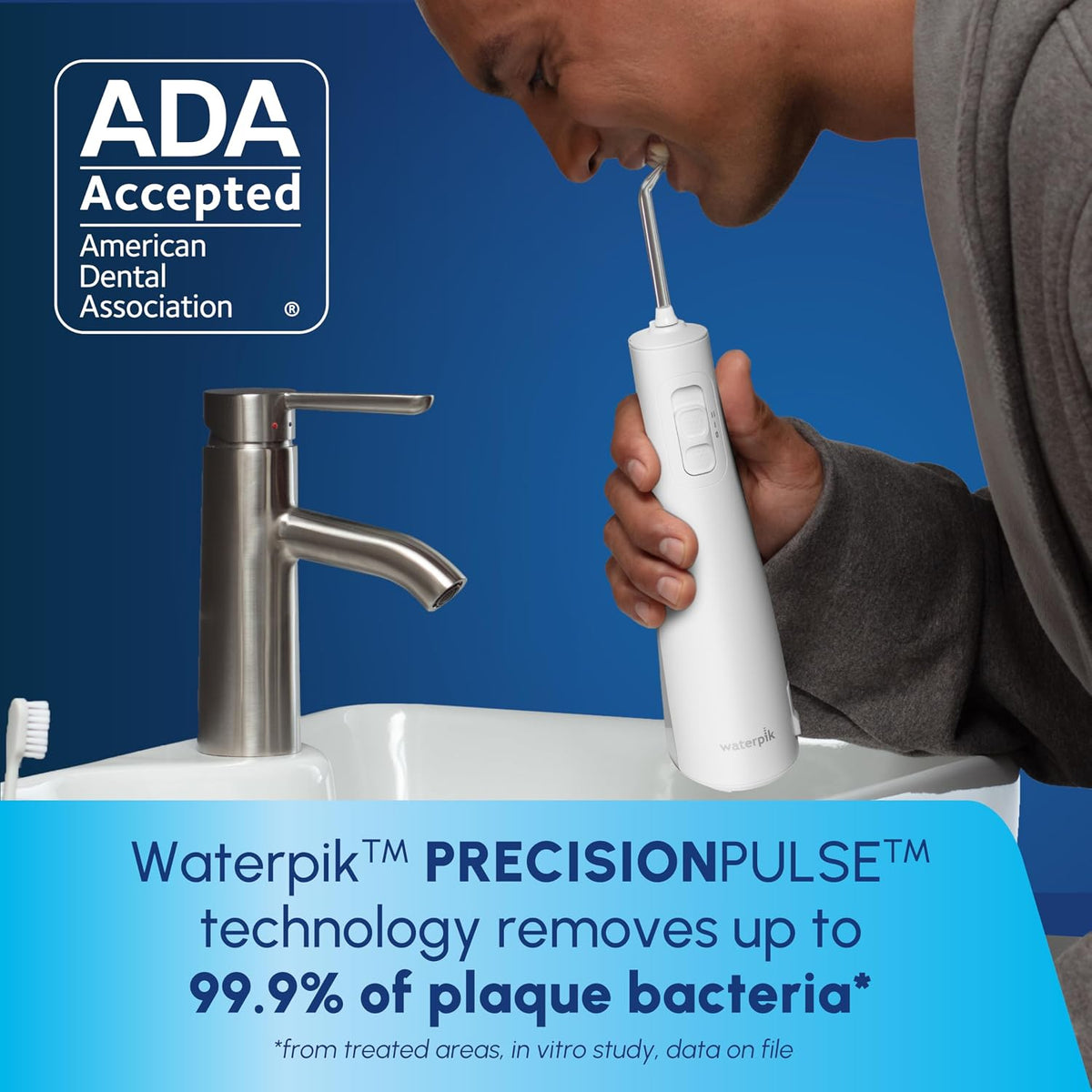 Waterpik Cordless Pulse Rechargeable Water Flosser – Portable Oral Care - Excellent Condition