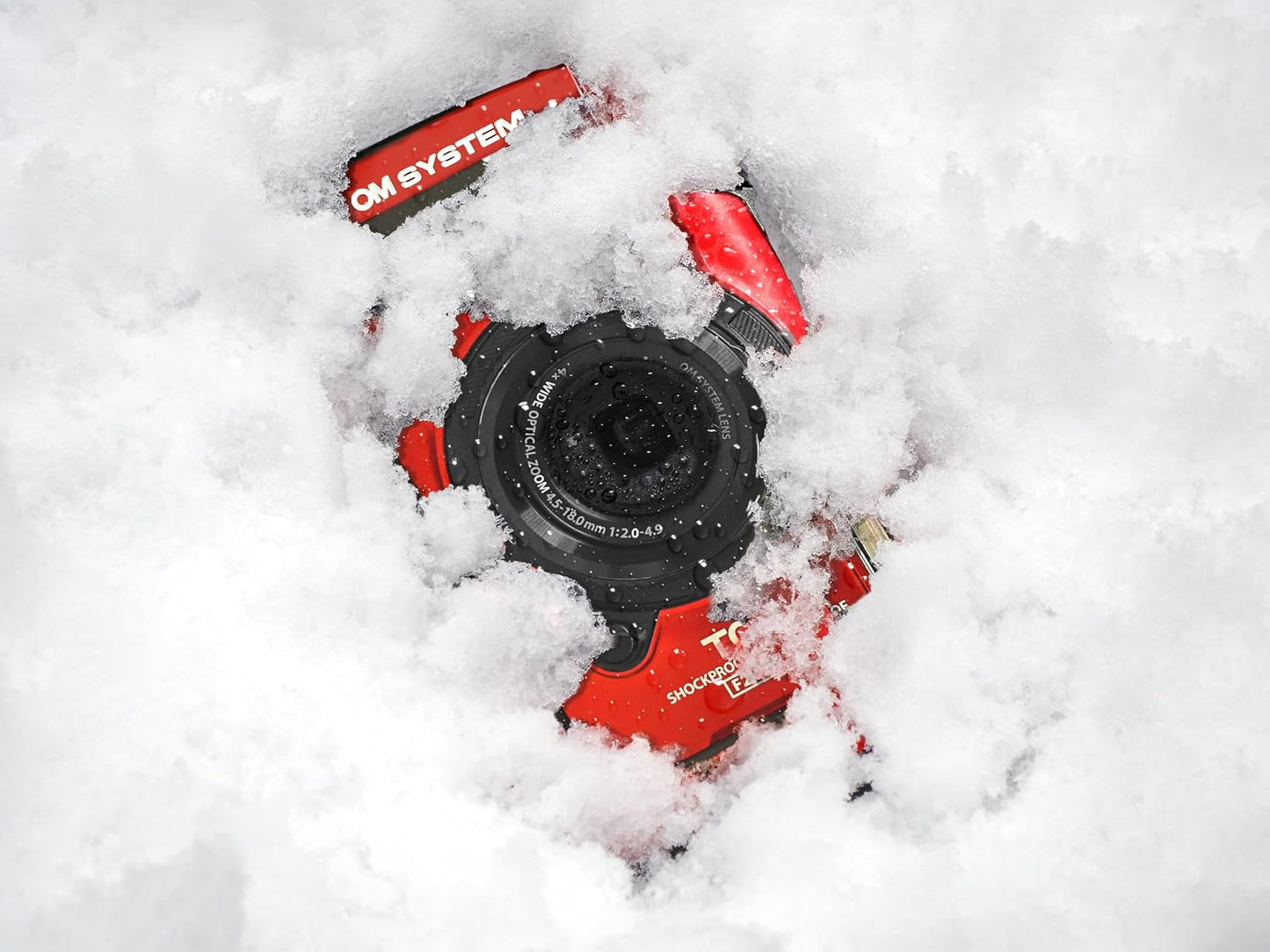 OM SYSTEM TG-7 Tough Camera - Red - Excellent Condition