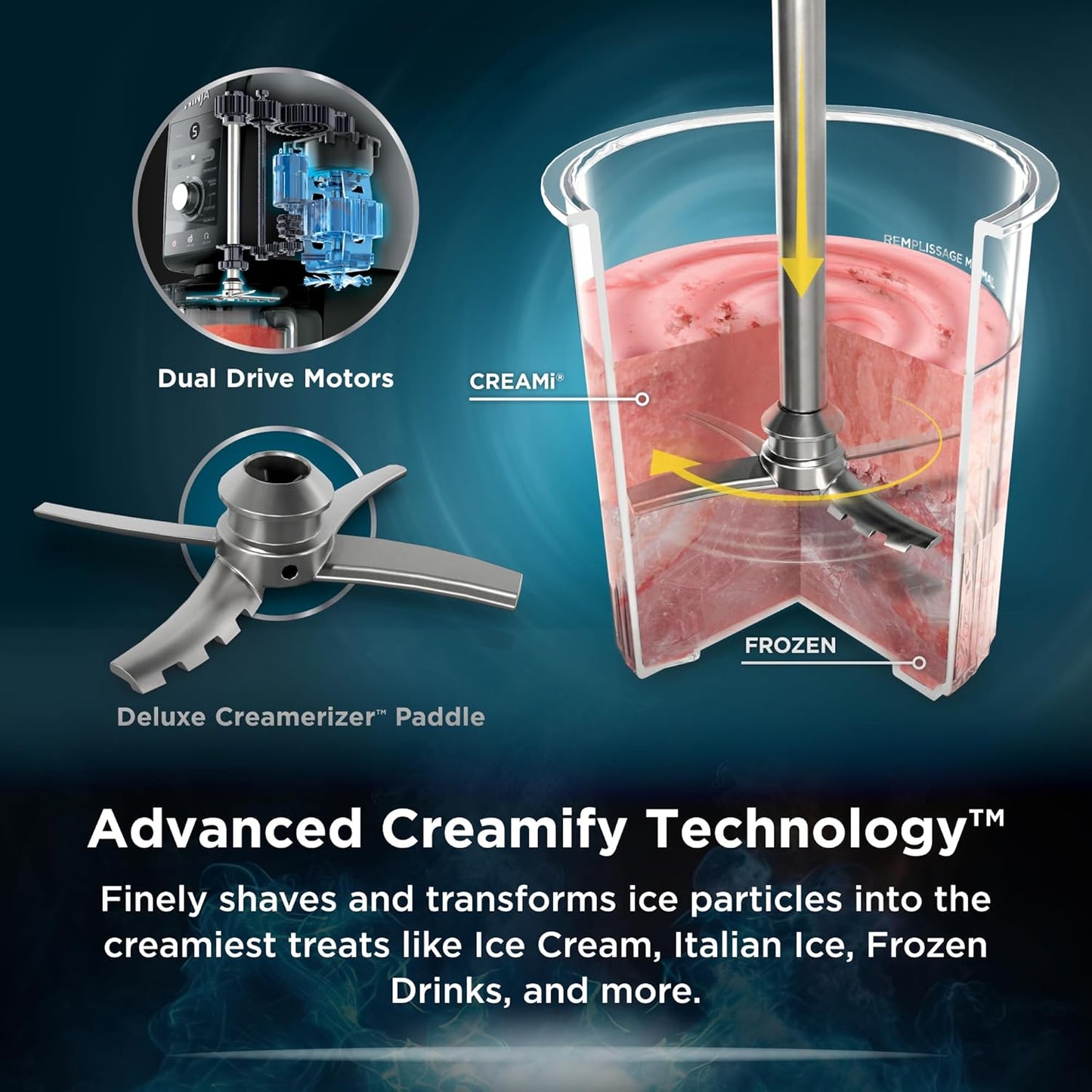 Ninja CREAMi Deluxe 11-In-1 Ice Cream & Frozen Treat Maker - New Condition