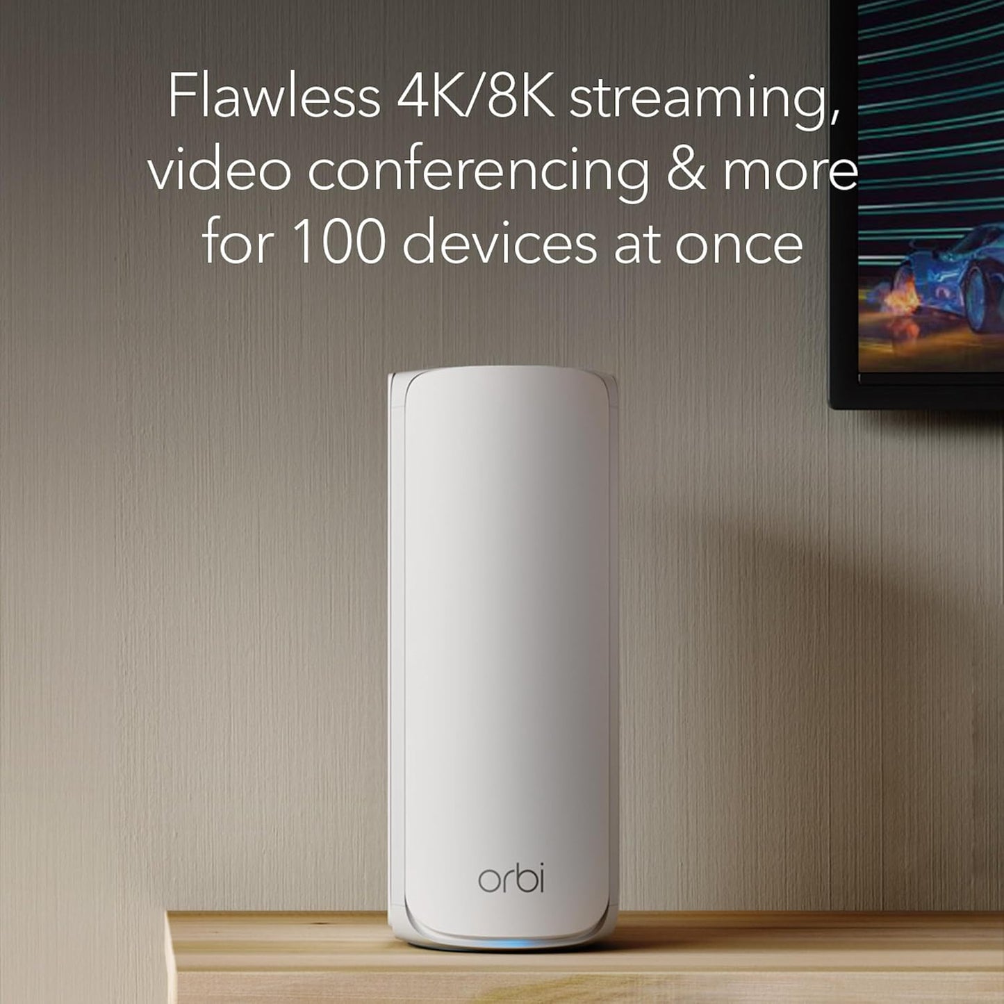 NETGEAR Orbi 770 WiFi 7 Mesh System RBE773 Router + 2 Satellites - New Condition