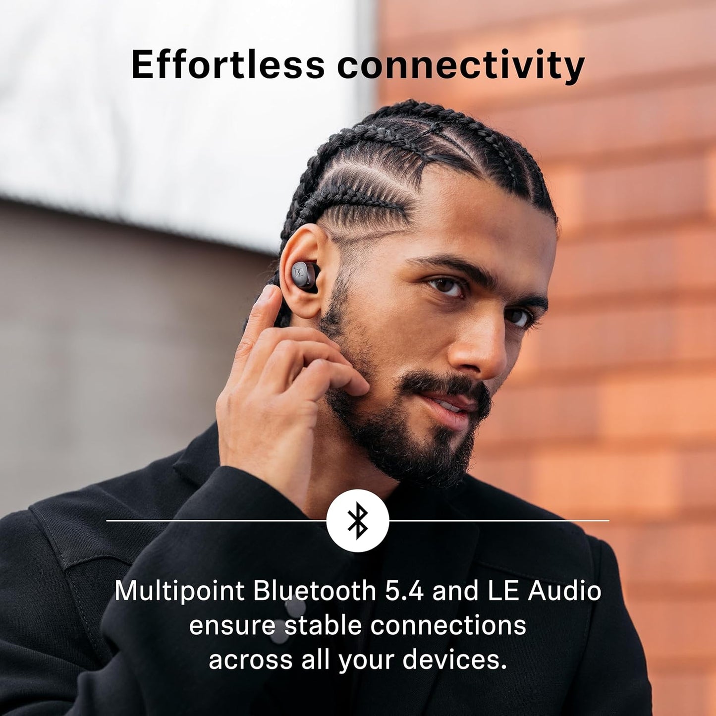Sennheiser MOMENTUM True Wireless 4 Earbuds – Black Graphite - Excellent Condition