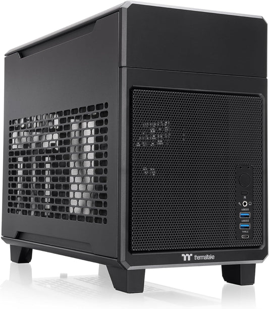 Thermaltake TR100 SFF Mini ITX PC Case - Black - New Condition