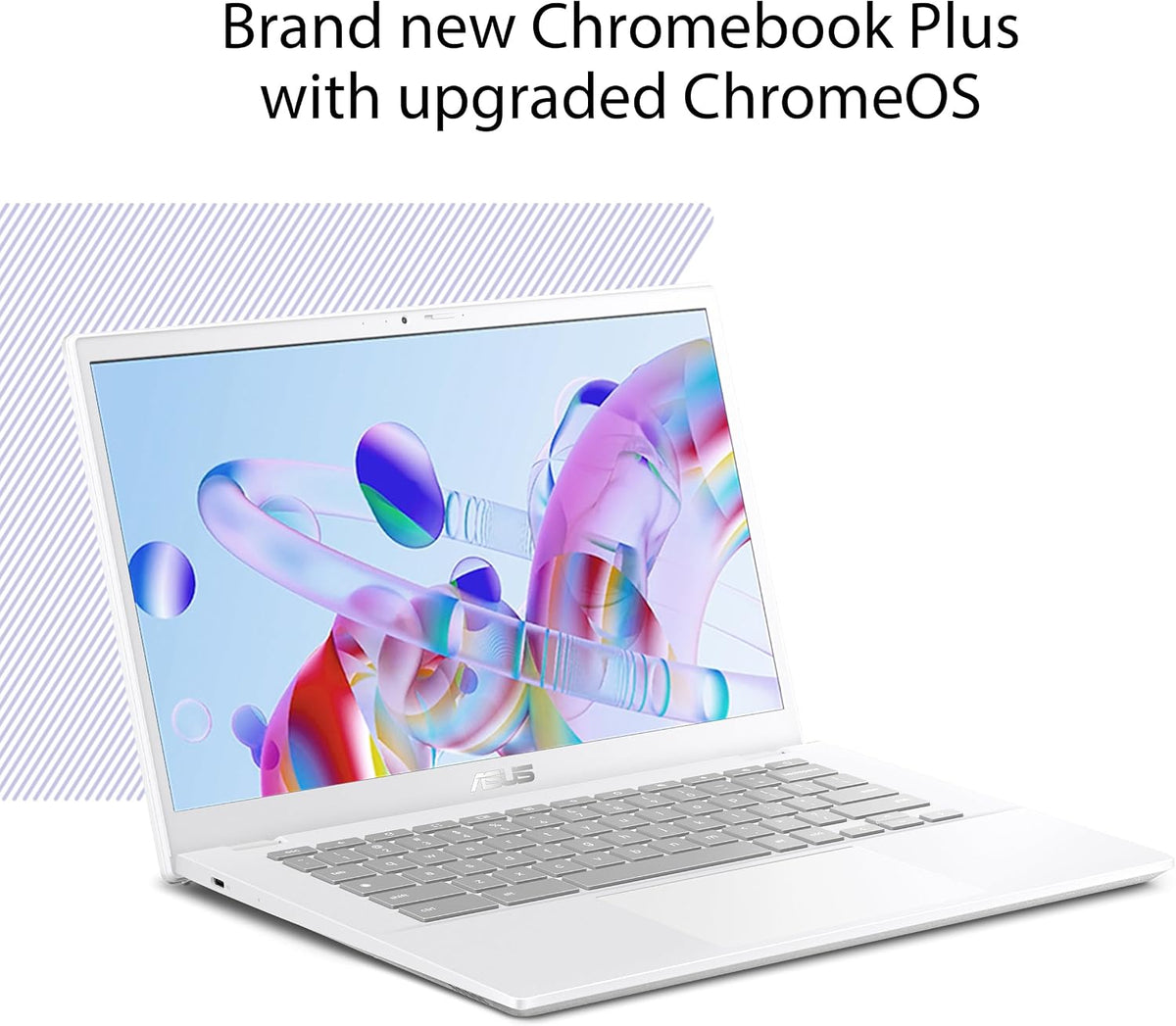 ASUS Chromebook Plus CX3402 14-Inch FHD Laptop – Intel Core Processor, 8GB RAM, 256GB UFS - New Condition