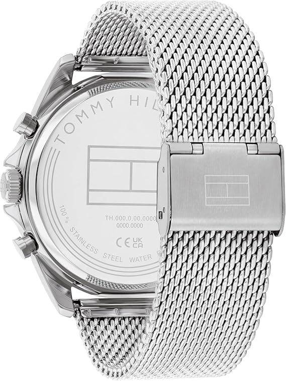 Tommy Hilfiger Tyson Stainless Steel Quartz Multifunction Watch – Dark Grey (44mm) - New Condition