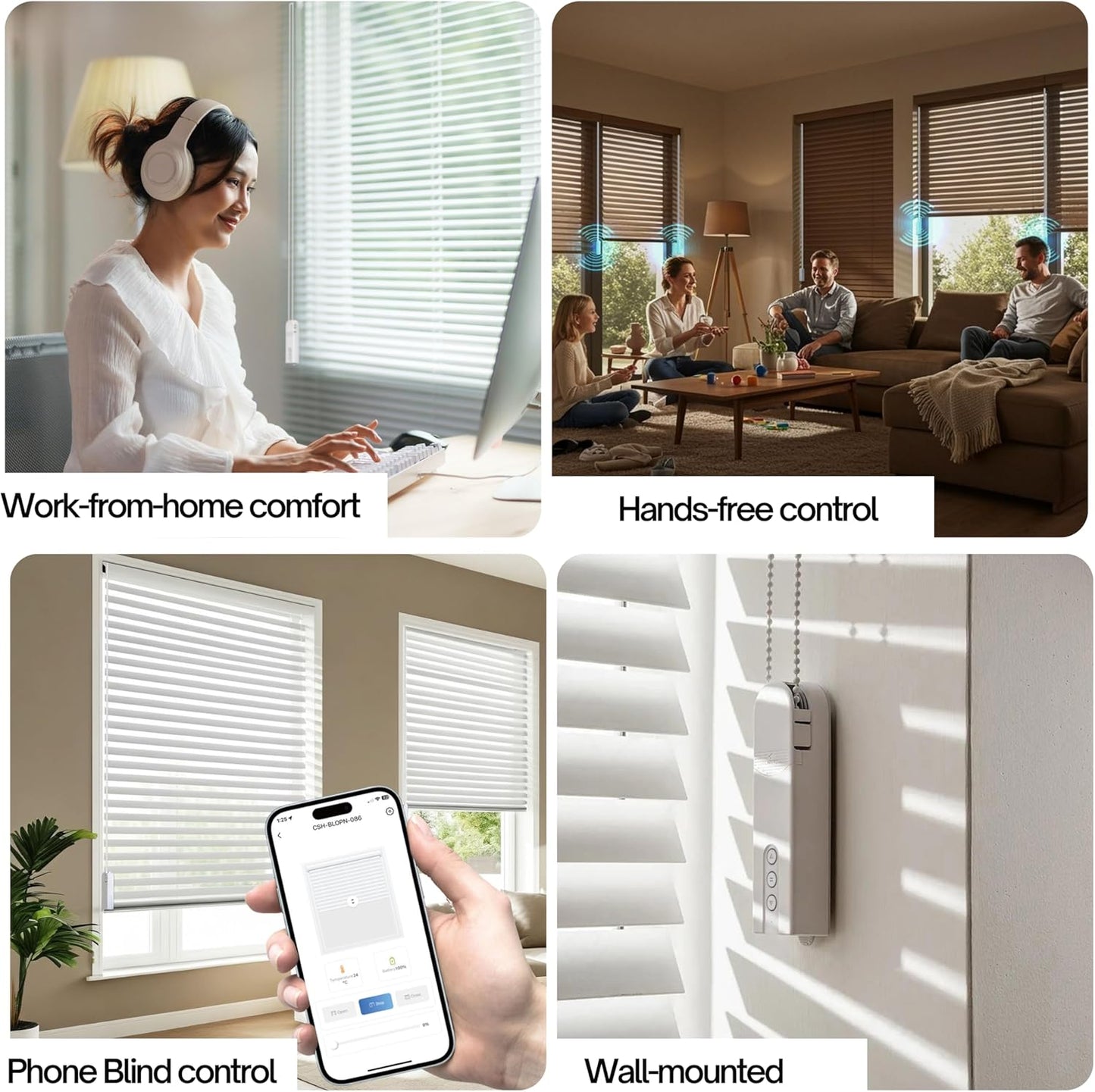 Connect Smart Blind Opener – Motorised Wi-Fi Controller for Roller & Roman Shades - New Condition