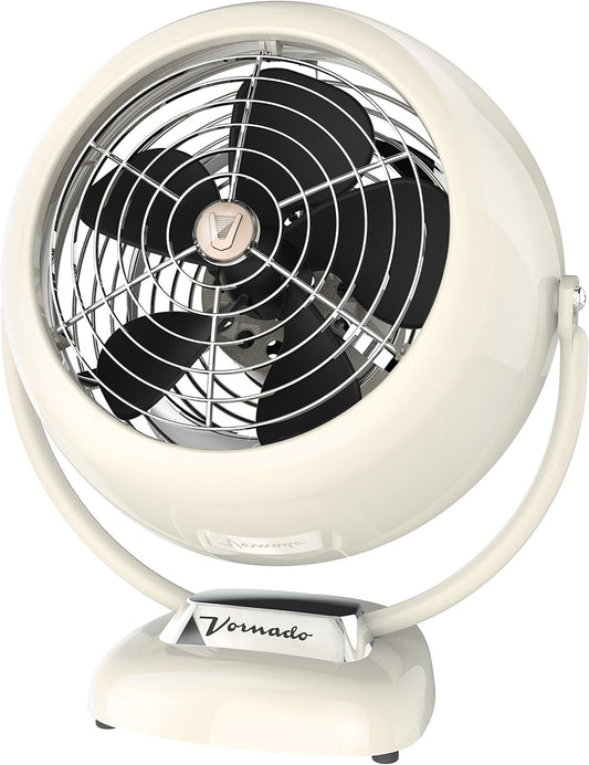 Vornado VFAN Vintage Whole Room Air Circulator Fan Vintage White - New Condition
