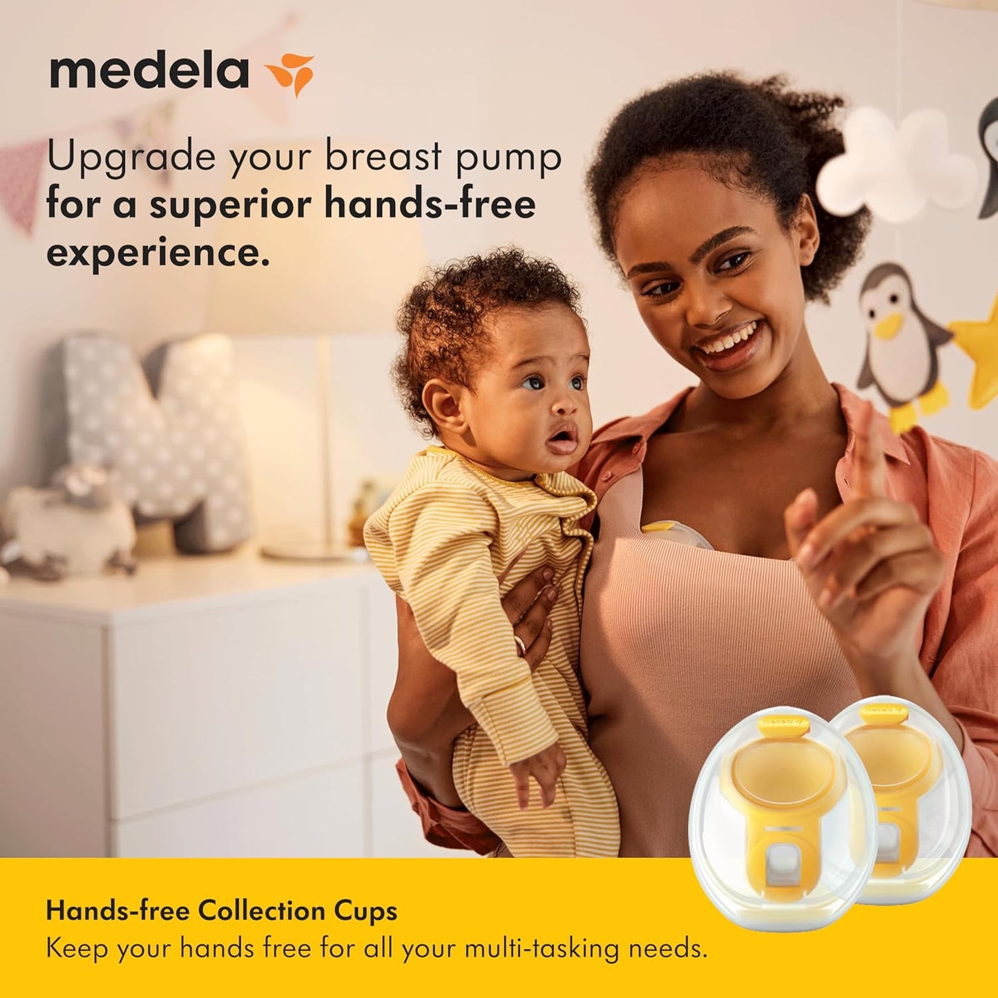 Medela Hands-Free Collection Cups 2-Pack Compatible with Medela Pumps - Excellent Condition
