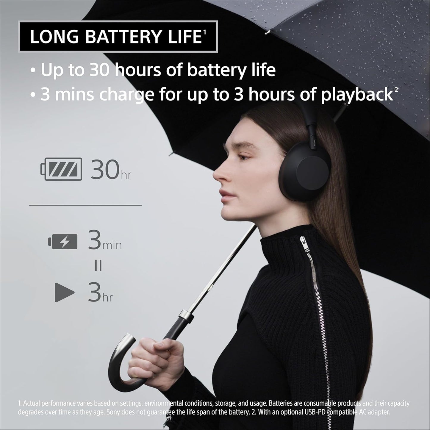 Sony WH1000XM6 Noise Cancelling Wireless Headphones, Black - New Condition