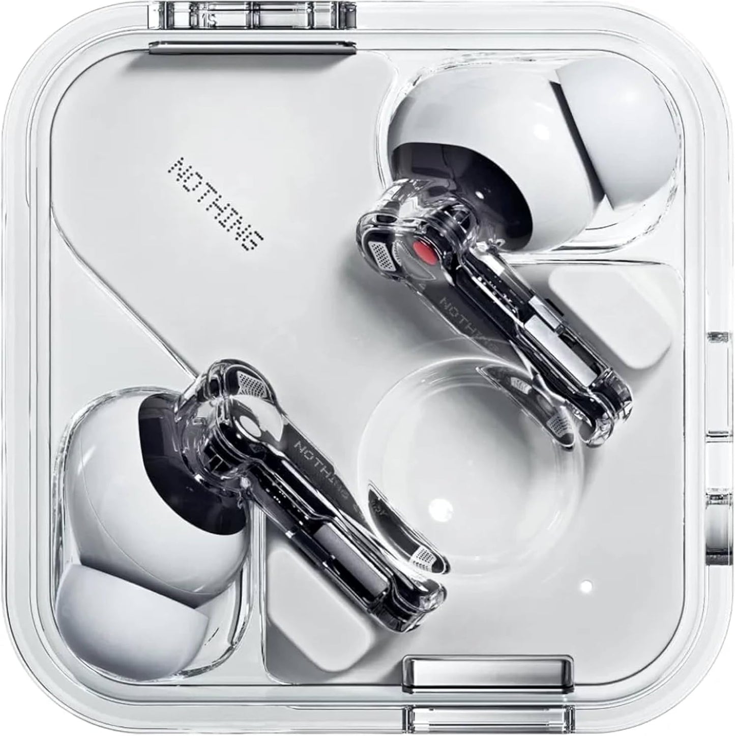 Nothing Ear Wireless Earbuds Bluetooth, 45dB Hybrid Smart ANC Earbuds, White - New Condition