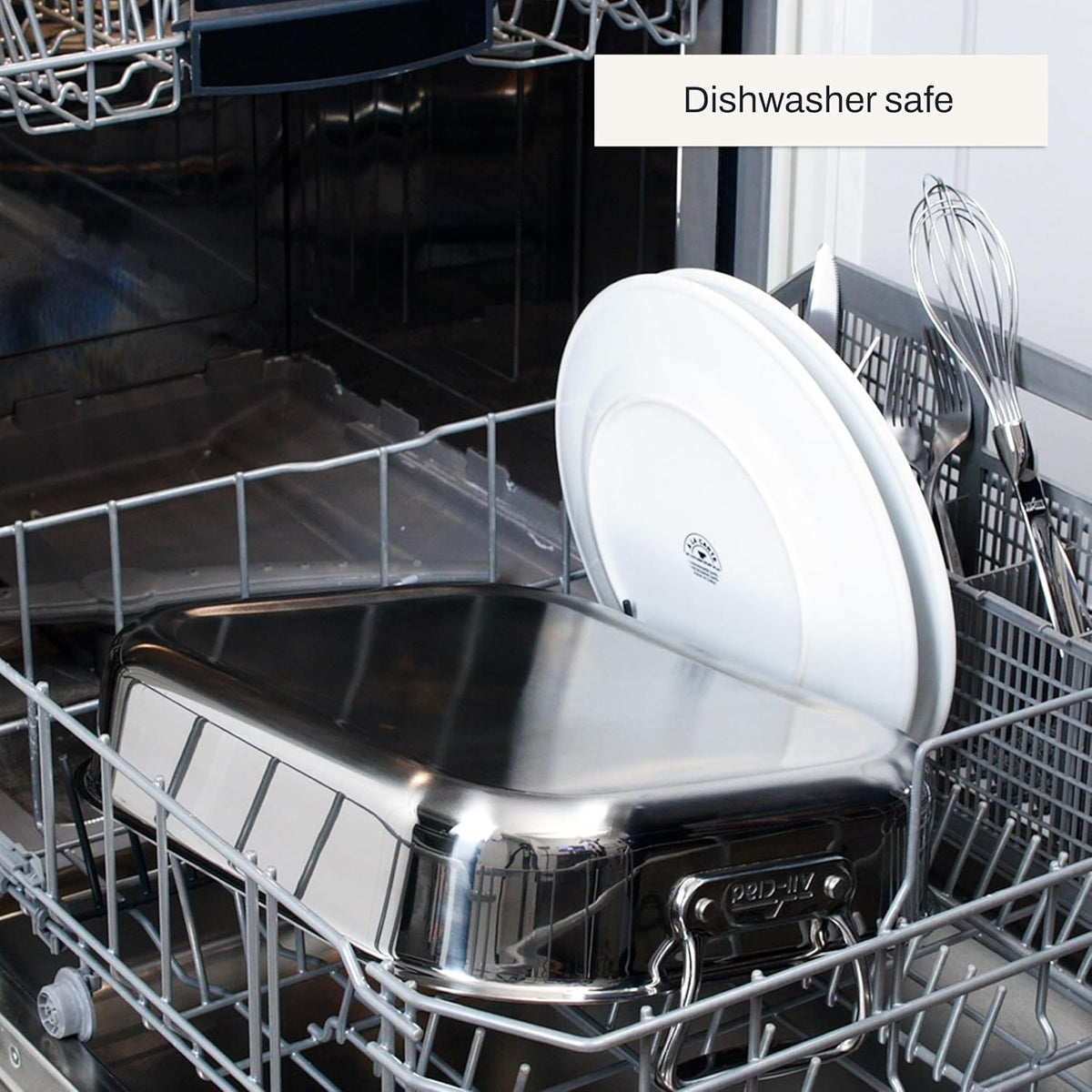 All-Clad Stainless Steel Roaster with Nonstick Rack 16-Inch - New Condition