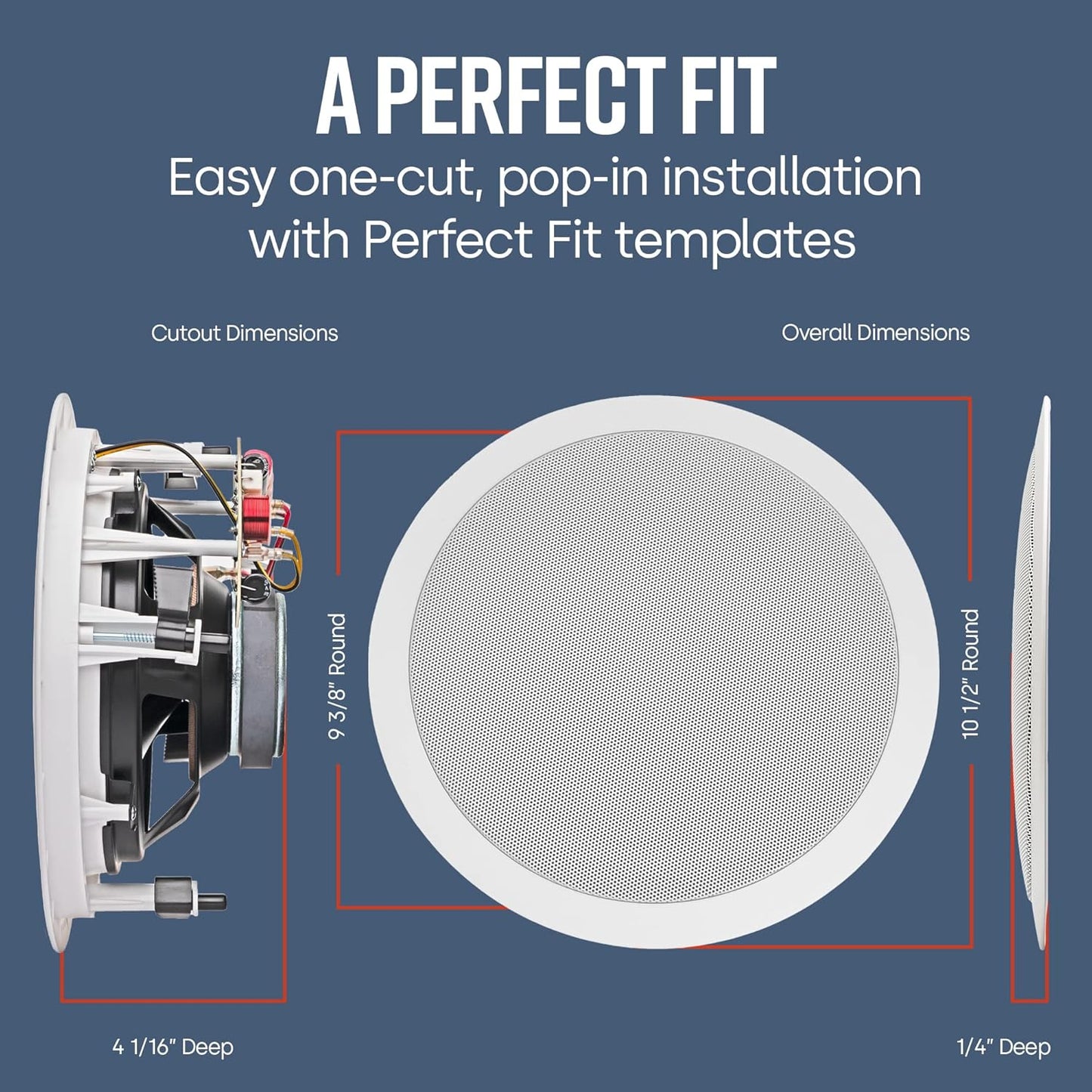 Polk Audio MC80 High Performance 8-Inch In-Ceiling Speaker - New Condition