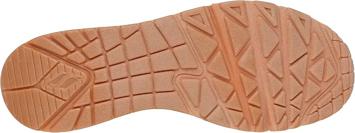 Skechers Street Uno Tailored Air Men's Shoes – Air-Cooled Memory Foam, No-Tie Design, Cognac, USA 11.5 / UK 10.5 - Excellent Condition