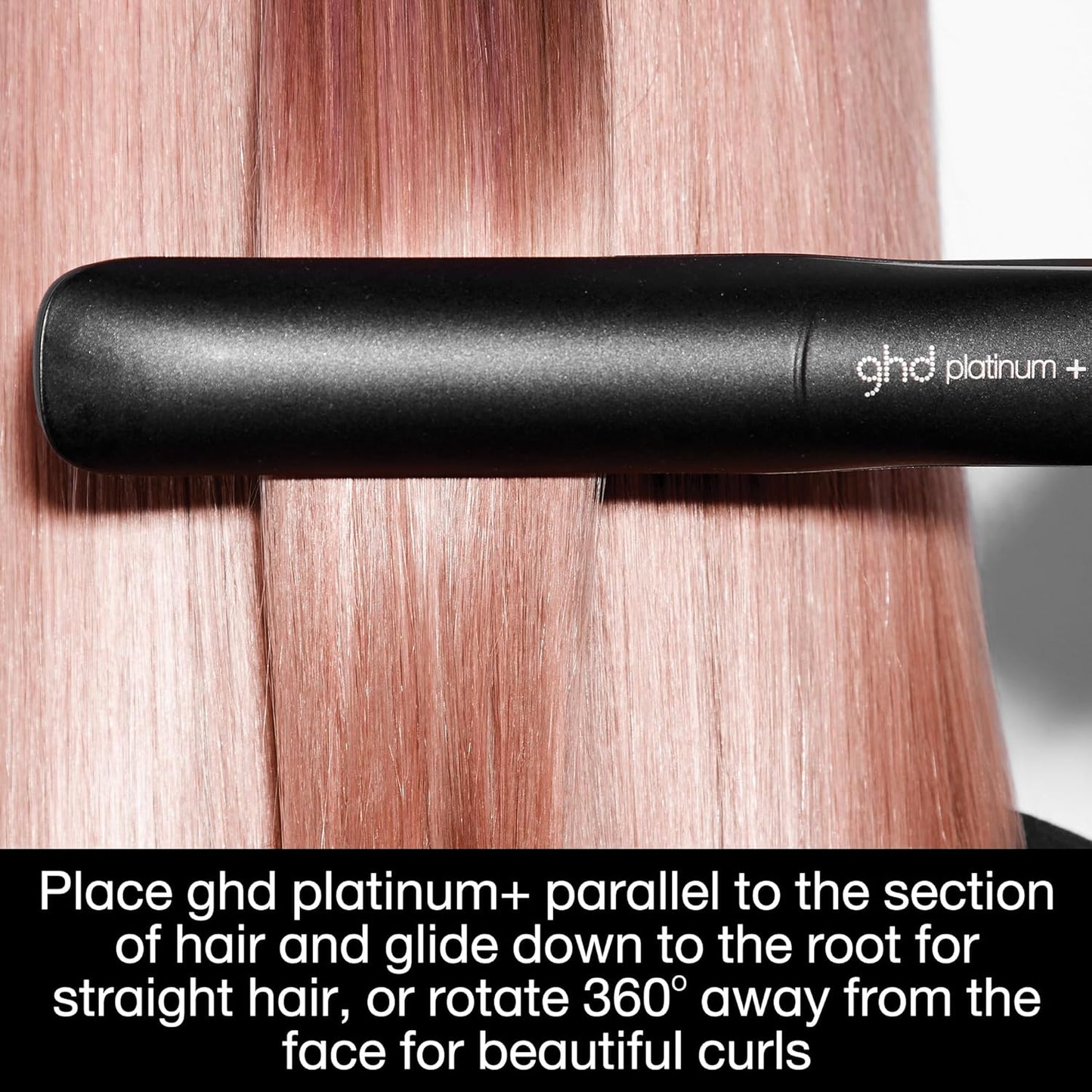 ghd Platinum+ Smart Hair Straightener & Curler with Ultra-Zone Technology - Black - New Condition