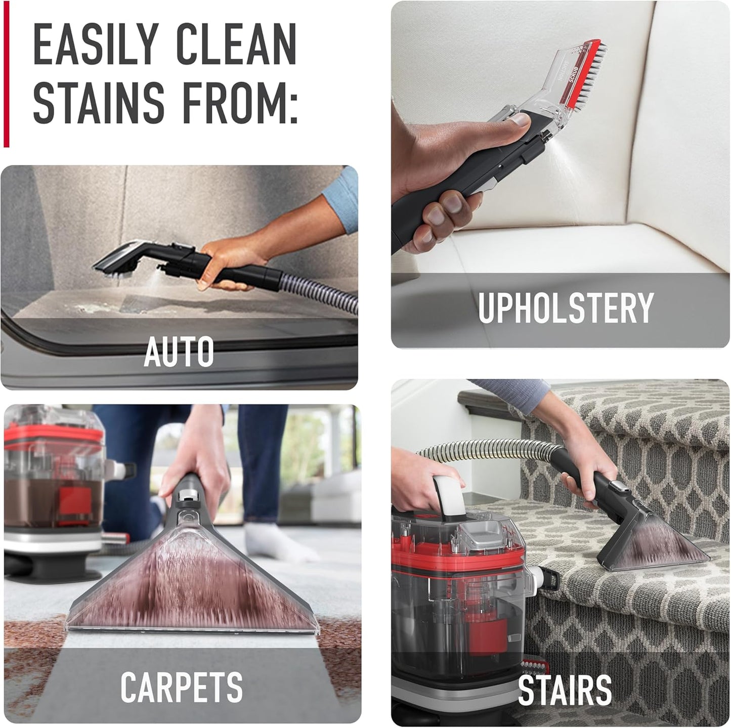 Hoover CleanSlate Plus Portable Carpet + Upholstery Spot Cleaner Machine - Good Condition