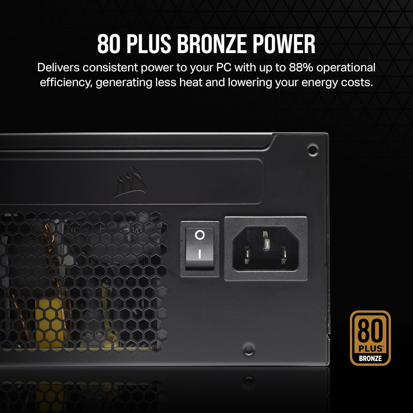 CORSAIR CX650 Power Supply – 650W Bronze - Excellent Condition