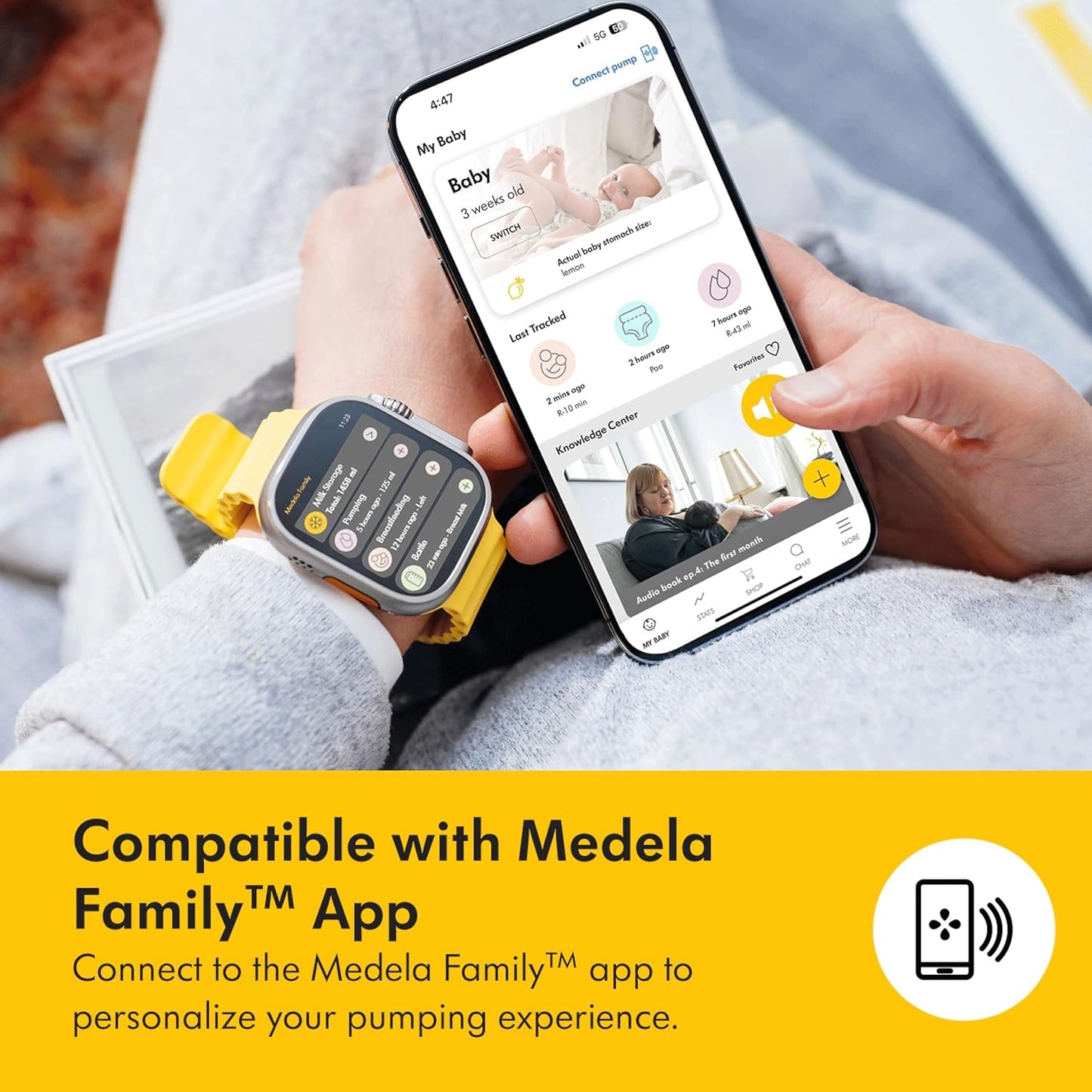 Medela Freestyle Hands-Free Double Electric Breast Pump with Wearable Cups – Portable & App-Connected - Excellent Condition