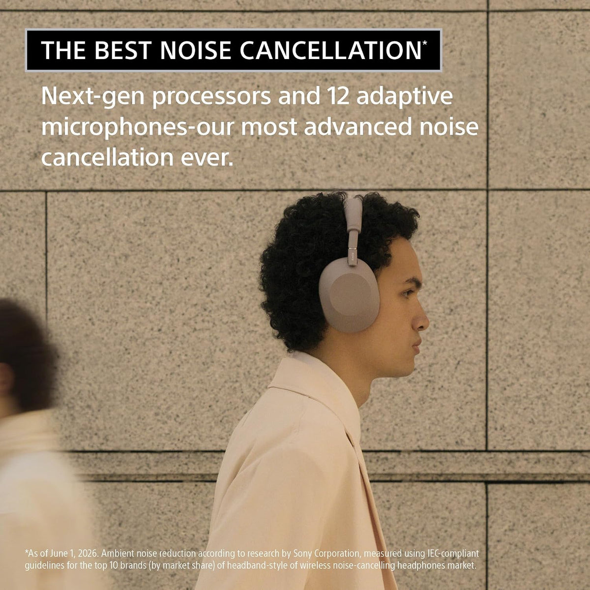 Sony WH-1000XM6 Wireless Noise Cancelling Headphones – Hi-Res Audio, 30H Battery, Platinum Silver - New Condition