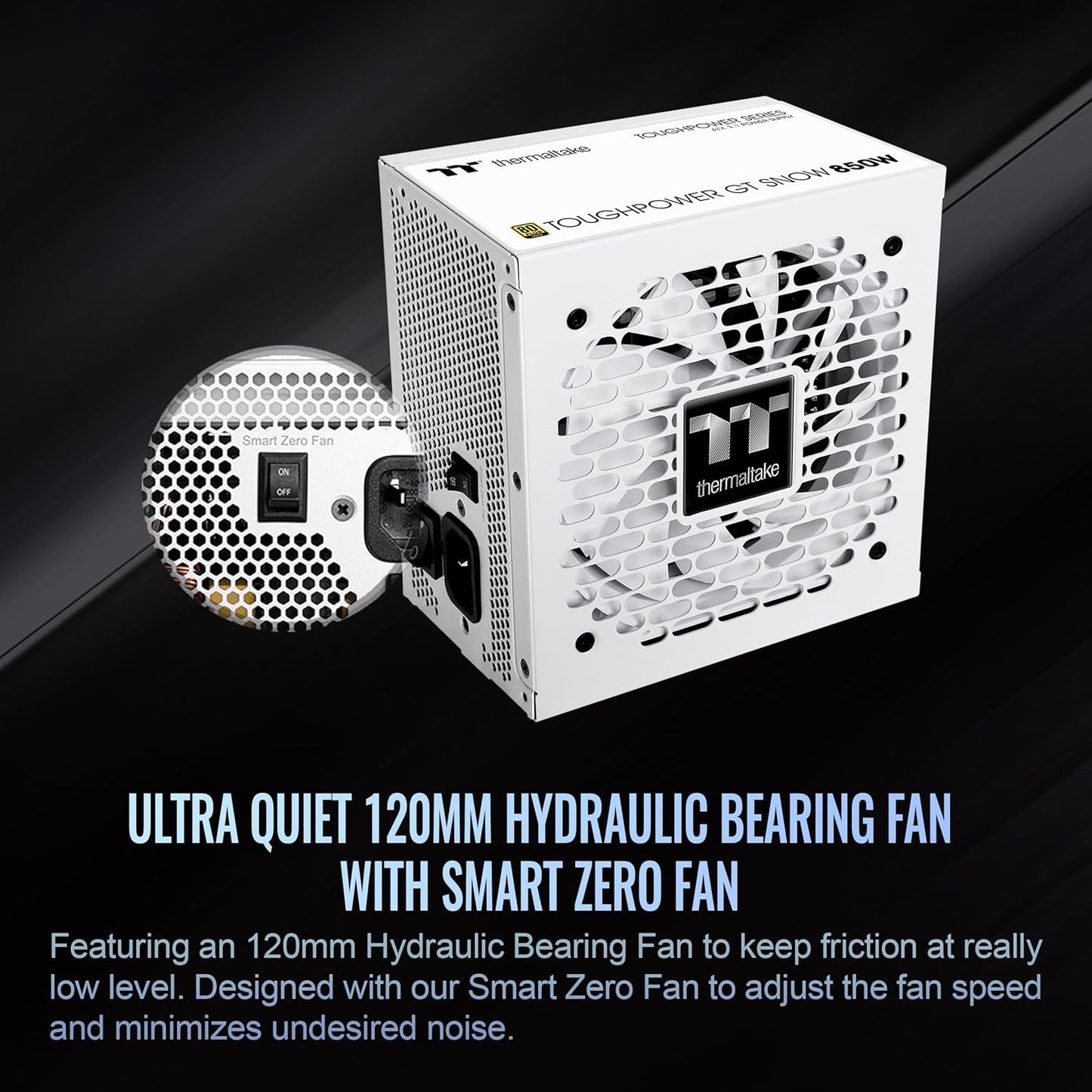 Thermaltake Toughpower GT Snow 750W 80+ Gold Fully Modular ATX 3.1 PSU - New Condition