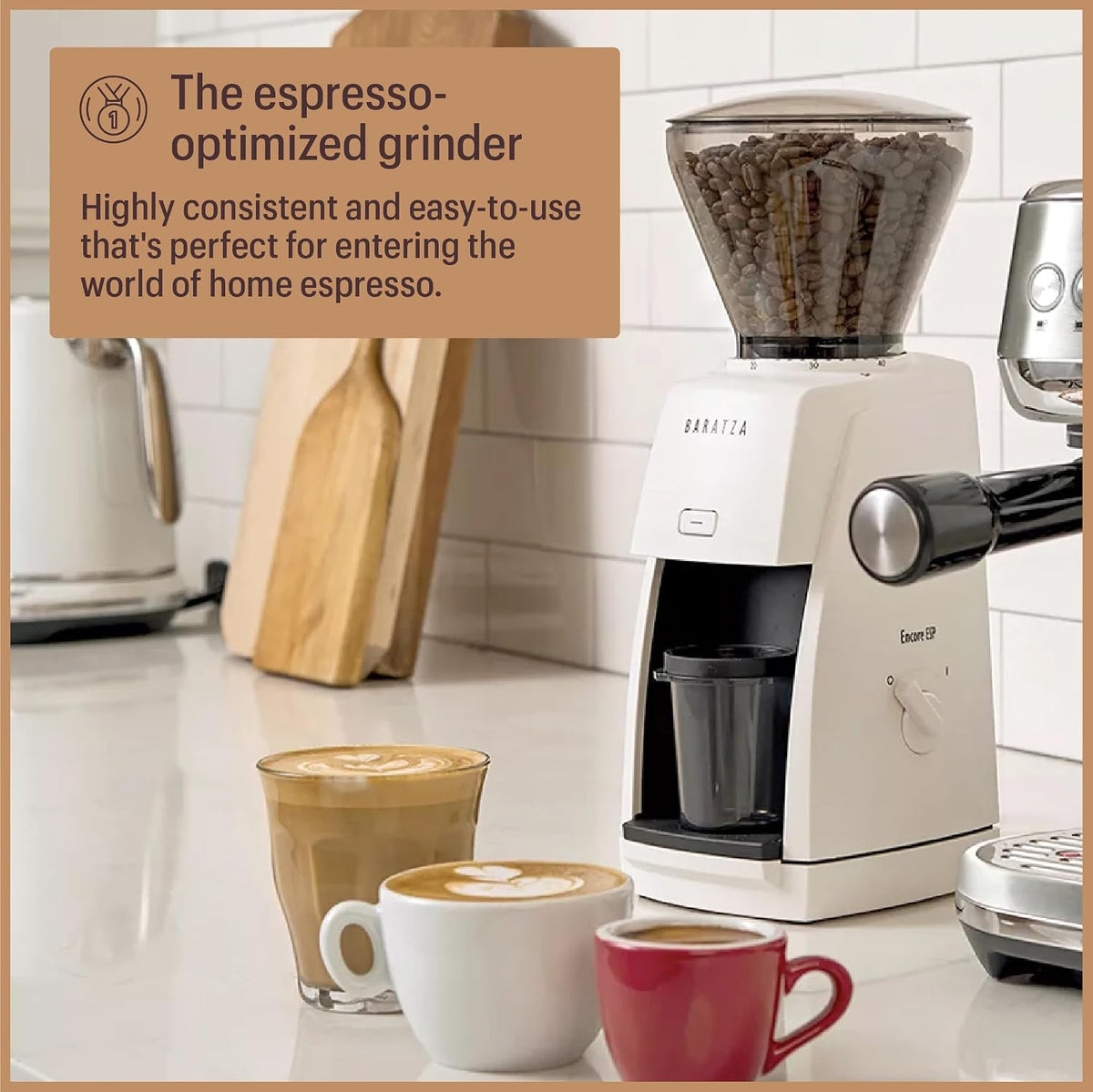Baratza Encore ESP Coffee Grinder – 40mm Steel Burrs, Black - New Condition