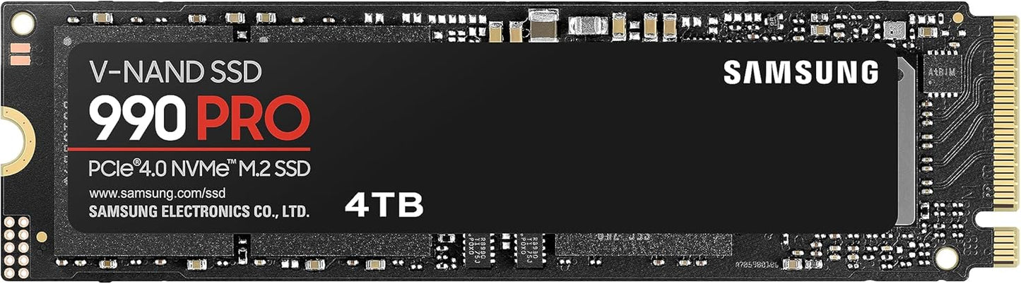 Samsung 990 PRO 4TB PCIe 4.0 NVMe M.2 SSD with Heatsink - New Condition