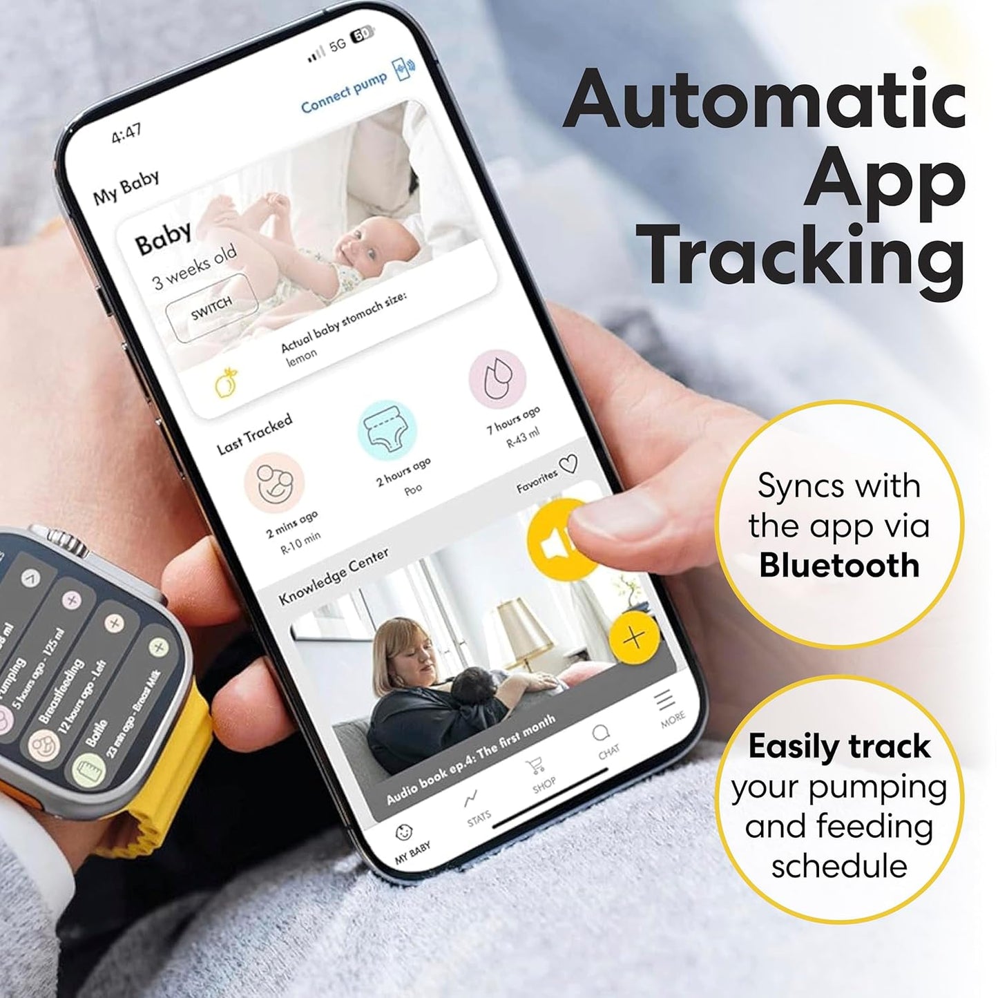 Medela Freestyle Hands-Free Double Electric Breast Pump with Wearable Cups - New Condition