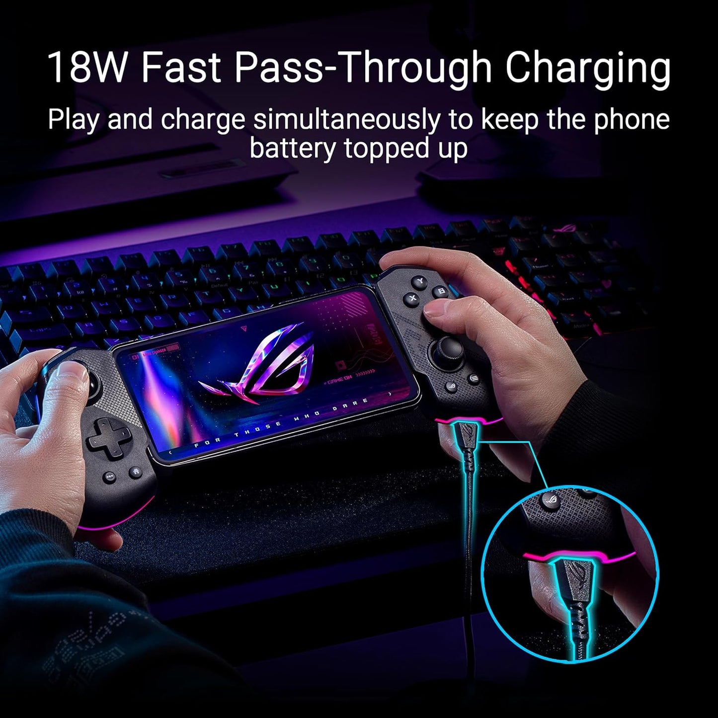 ASUS ROG Tessen Mobile Gaming Controller for Android - New Condition