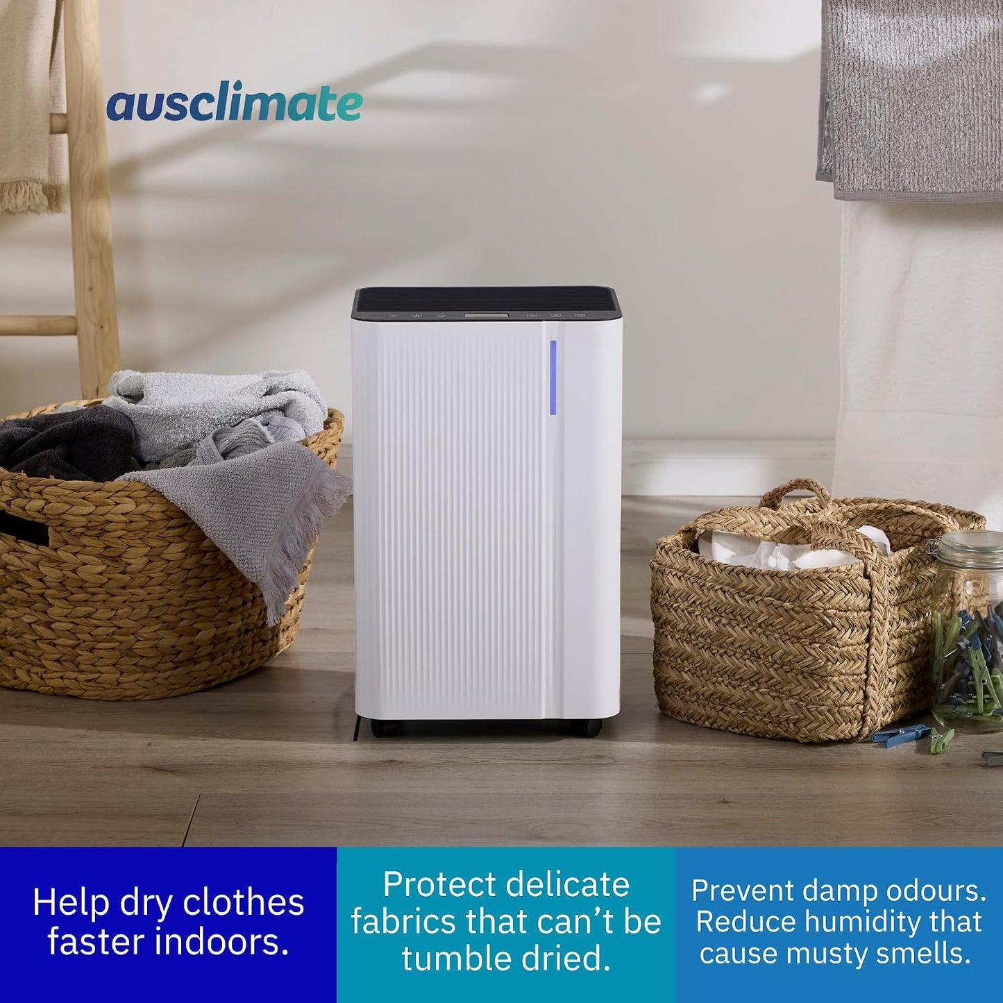 Ausclimate Compact+ 16L Dehumidifier with WiFi Control - Excellent Condition