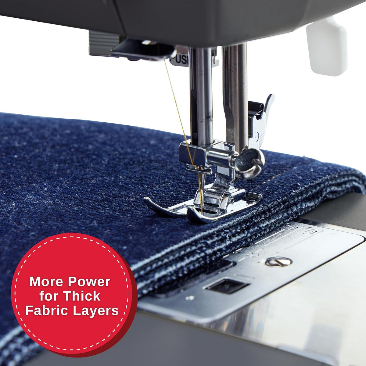 SINGER Heavy Duty 4411 Domestic Sewing Machine – High-Speed 1,100 Stitches/Min, Metal Frame, 69 Stitch Applications - New Condition