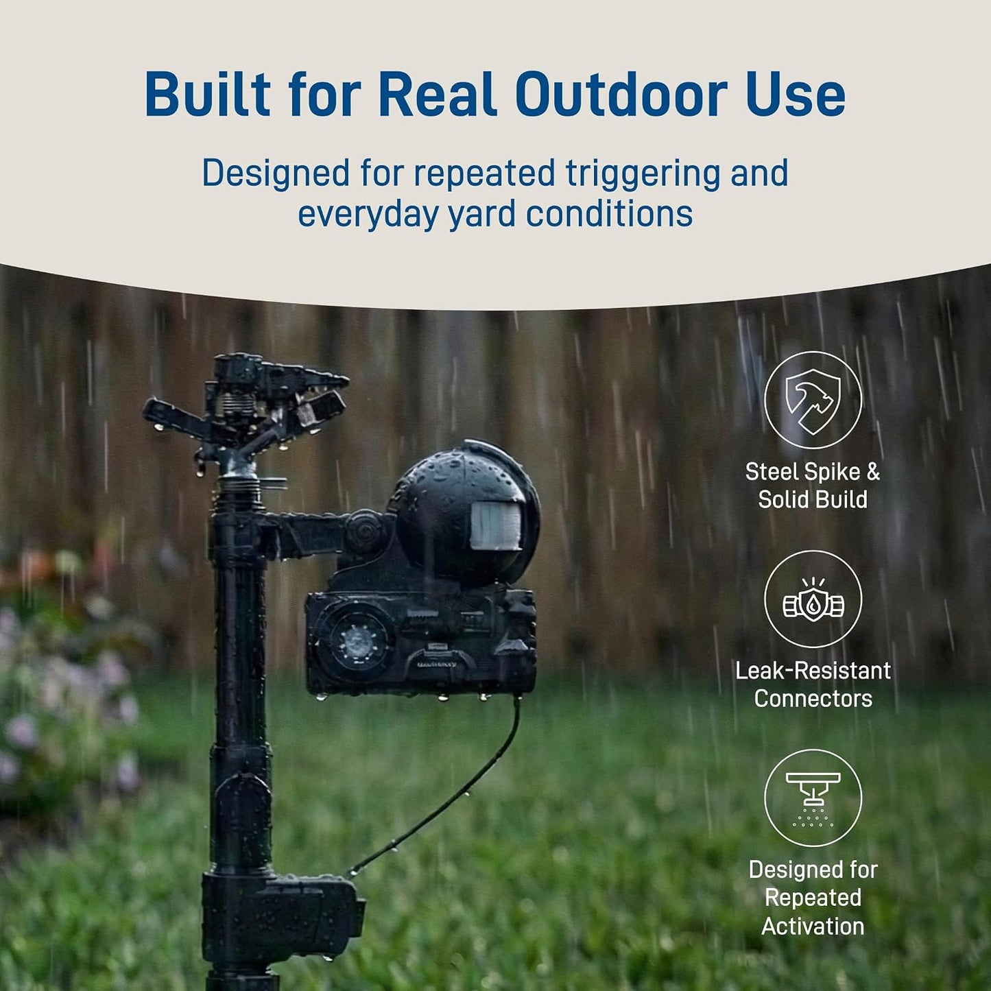 Orbit Yard Enforcer Motion-Activated Pest Deterrent Sprinkler - New Condition
