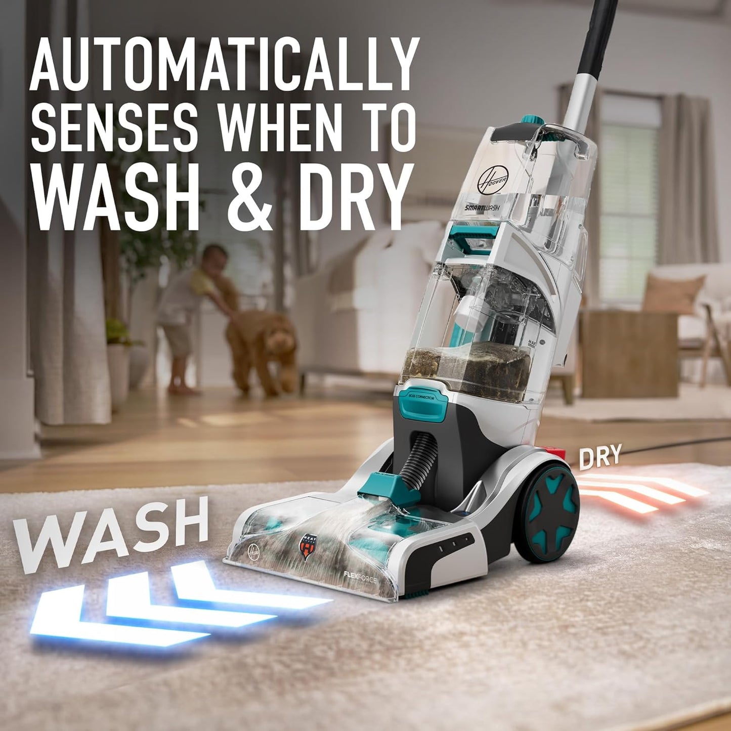 Hoover SmartWash+ Automatic Carpet Cleaner for Carpet & Upholstery - Excellent Condition