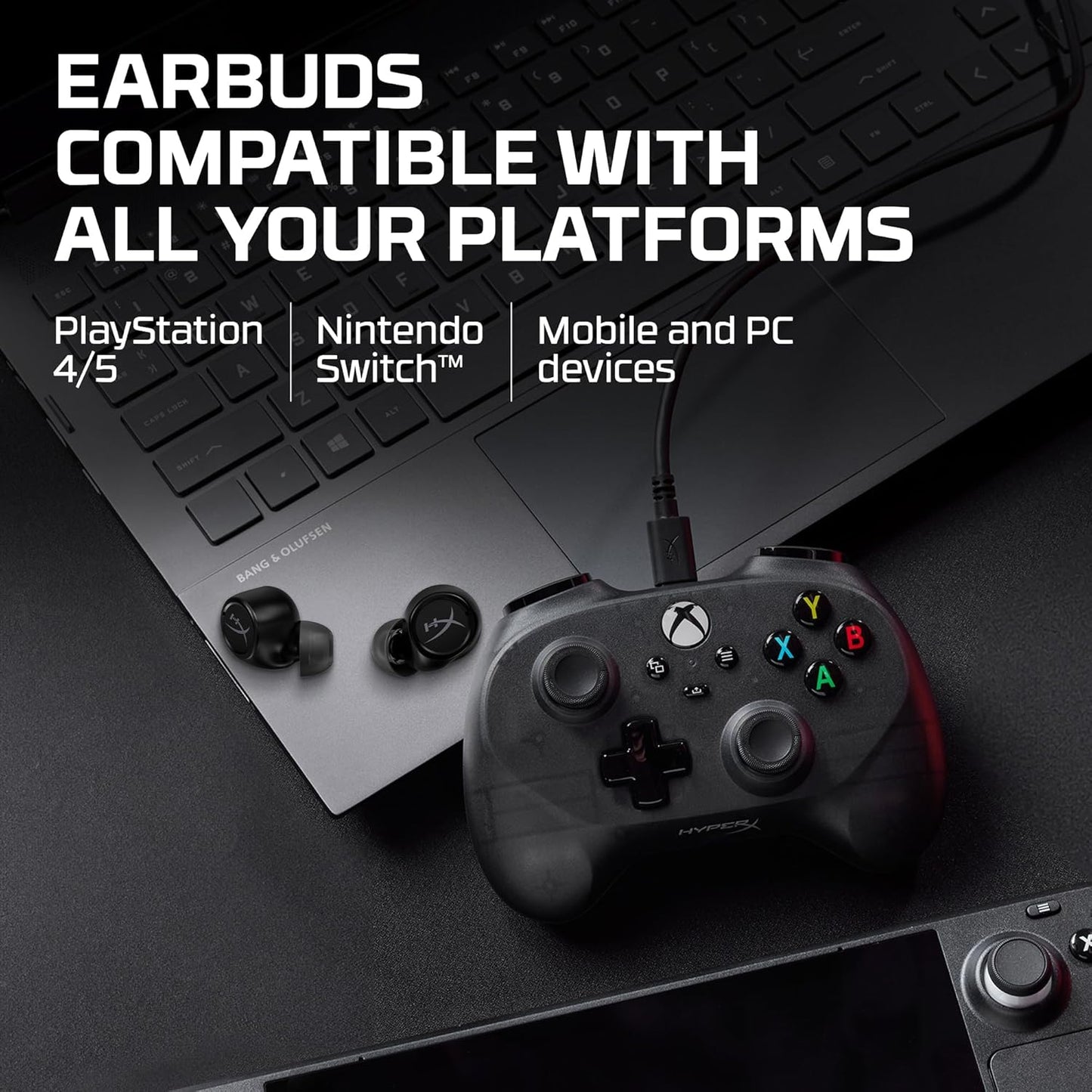 HyperX Cirro Buds Pro Bluetooth 5.2 Earbuds - New Condition
