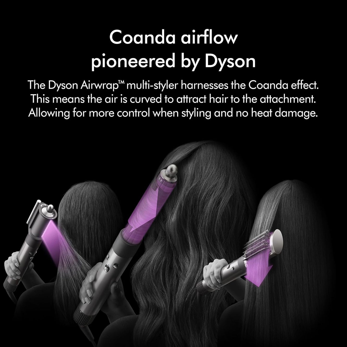 Dyson Airwrap™ Multi-Styler and Dryer Complete Long Nickel/Copper - Excellent Condition