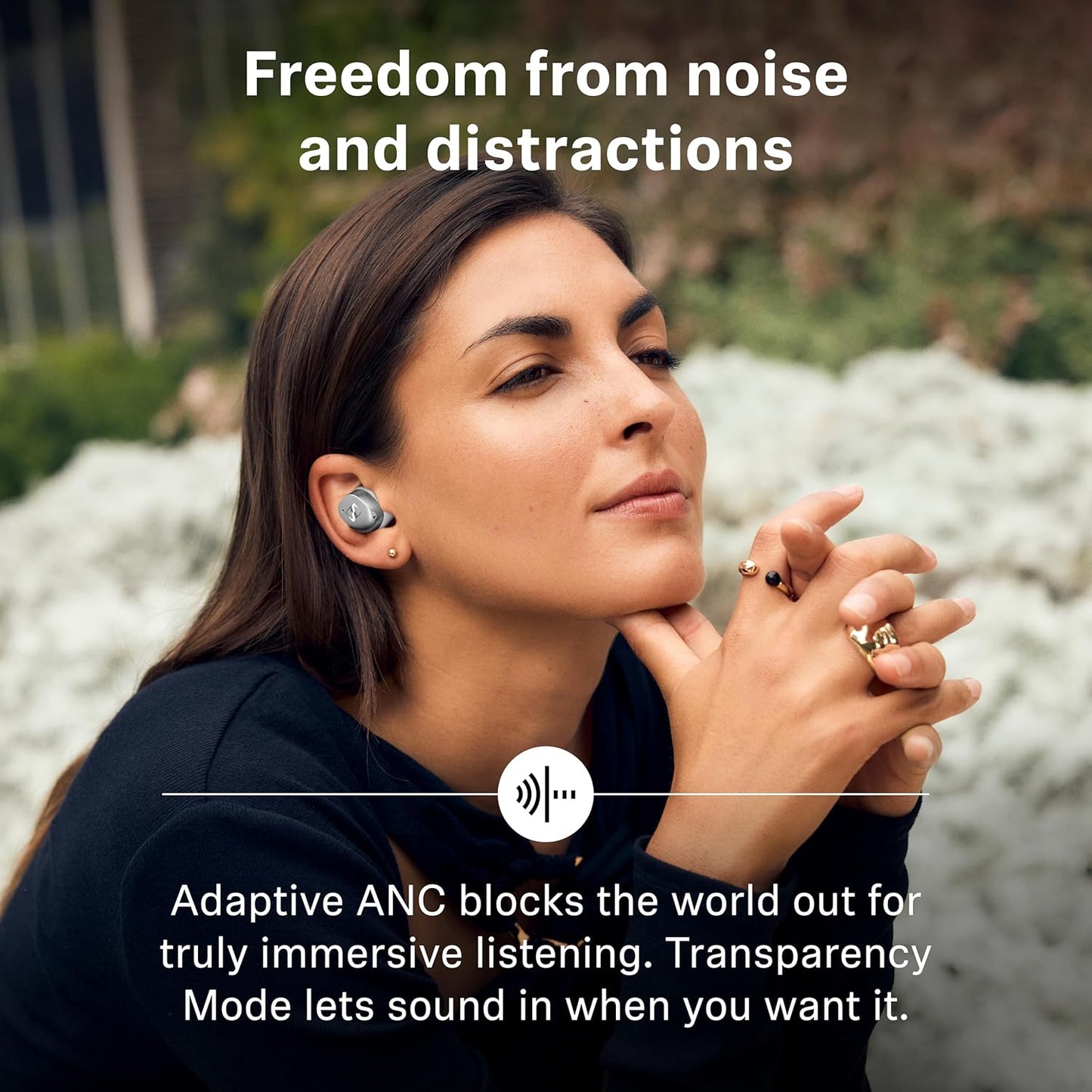 Sennheiser MOMENTUM True Wireless 4 Earbuds – Black Graphite - Excellent Condition