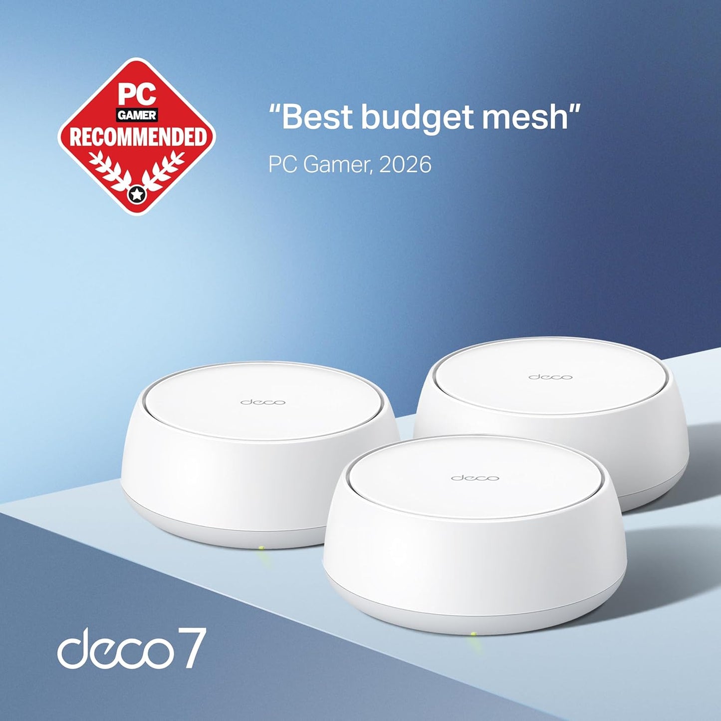 TP-Link Deco BE25 BE5000 Dual-Band WiFi 7 Mesh Router with 2.5Gbps Ports - New Condition