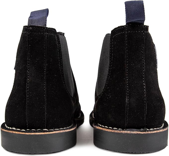 Ben Sherman Garcia Men's Suede Ankle Boots – Black - New Condition