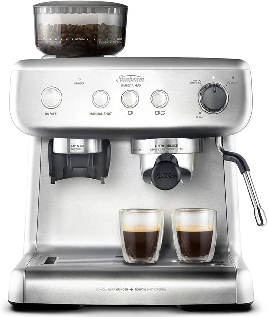 Sunbeam Barista Max Espresso Coffee Machine with Grinder & Milk Frother - Good Condition