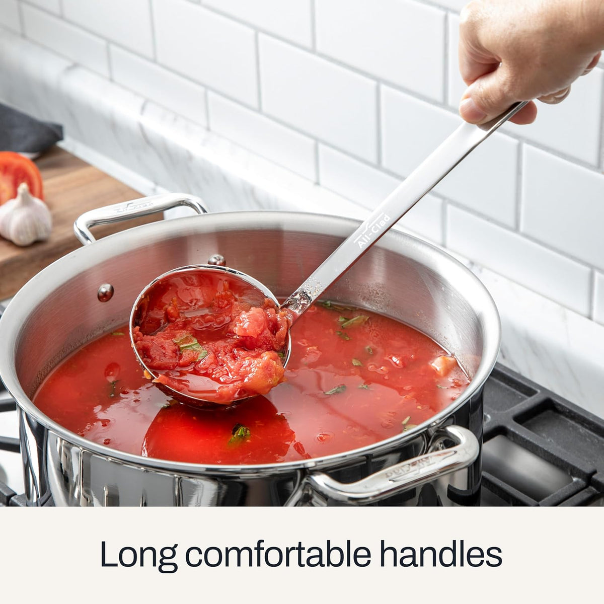 All-Clad 5-Piece Stainless Steel Kitchen Utensil Tool Set - New Condition