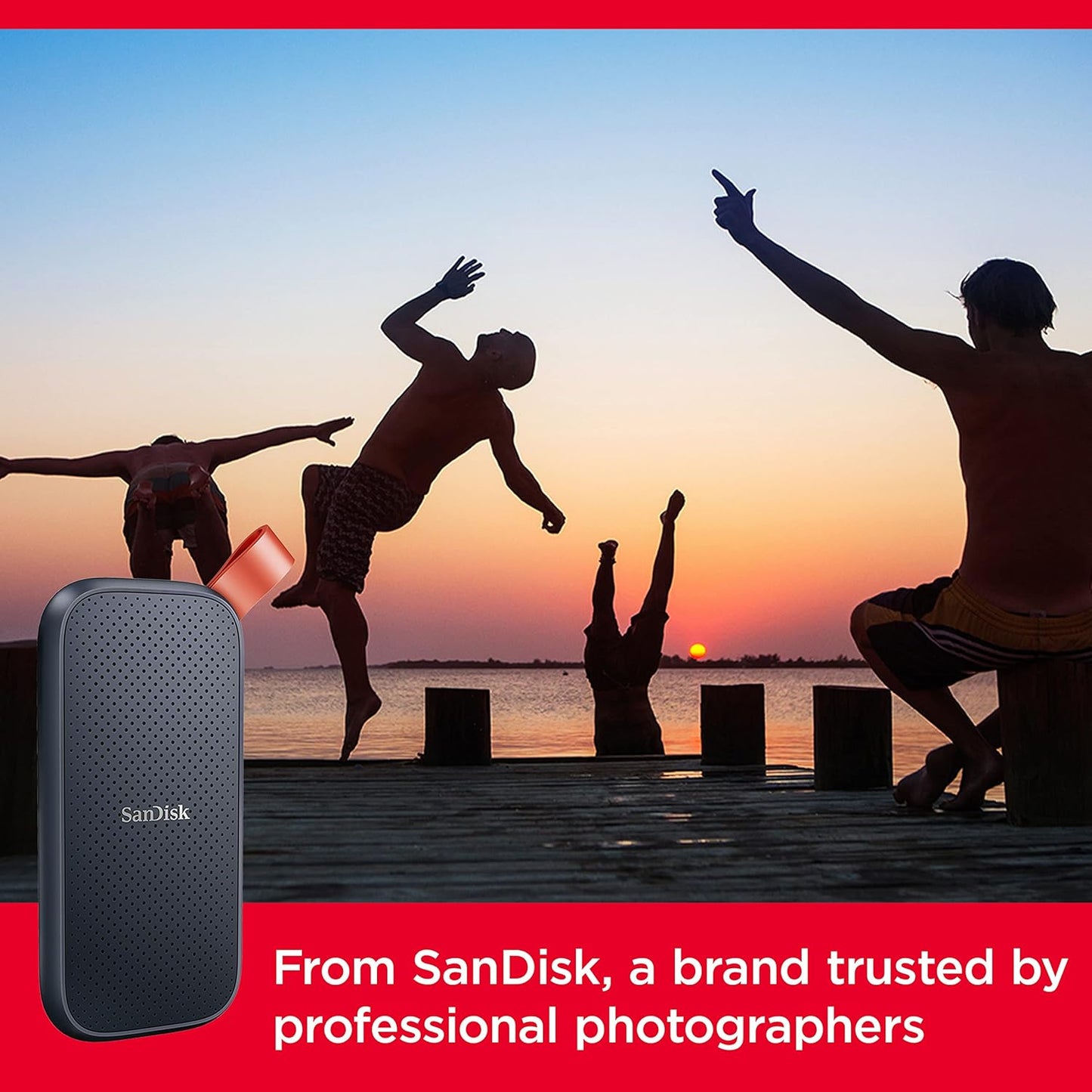 SanDisk 1TB Portable SSD USB-C 800MB/s USB 3.2 Gen 2 - Good Condition