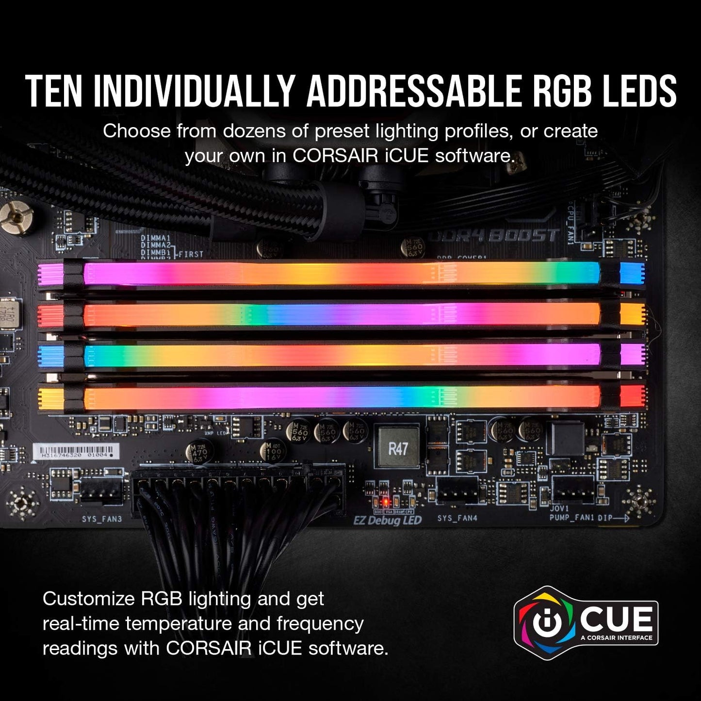 CORSAIR Vengeance RGB PRO DDR4 RAM 32GB (2x16GB) 3200MHz CL16 Black - New Condition