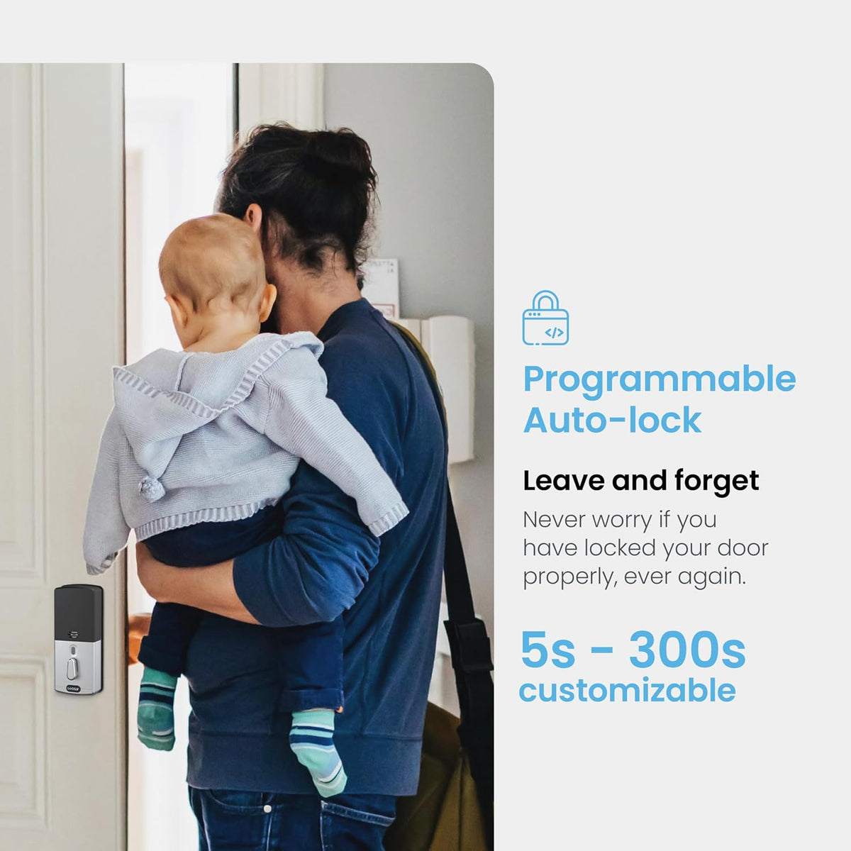 Lockly Model X Fingerprint Deadbolt Smart Lock - New Condition