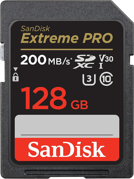 SanDisk Extreme PRO 128GB SDXC UHS-I Memory Card - New Condition