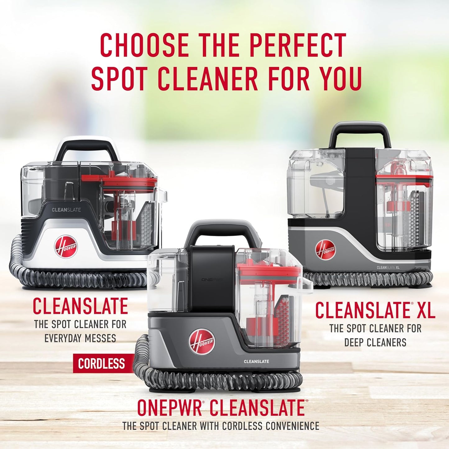 Hoover CleanSlate Plus Portable Carpet + Upholstery Spot Cleaner Machine - Good Condition