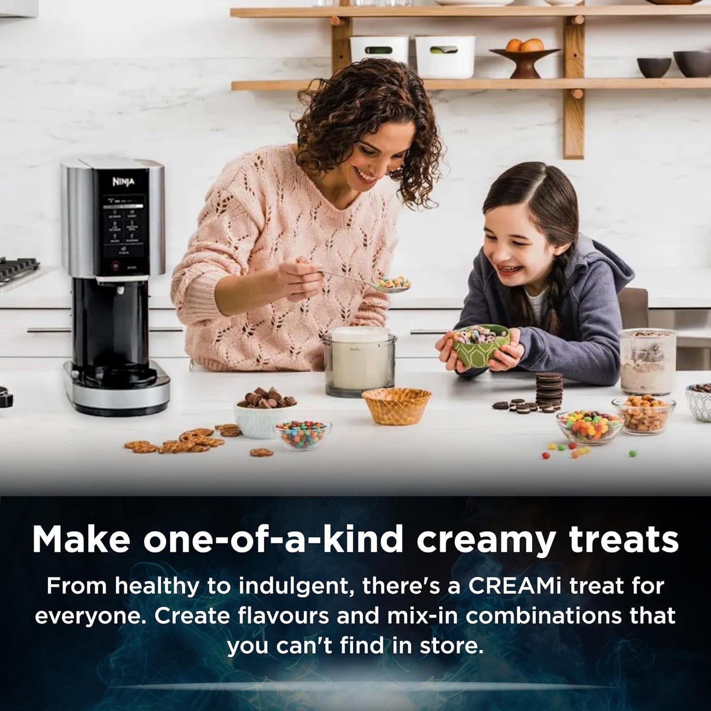 Ninja CREAMi Ice Cream Maker, Frozen Dessert Machine, Makes Icecream, Gelato, Frozen Yoghurt & More - Excellent Condition