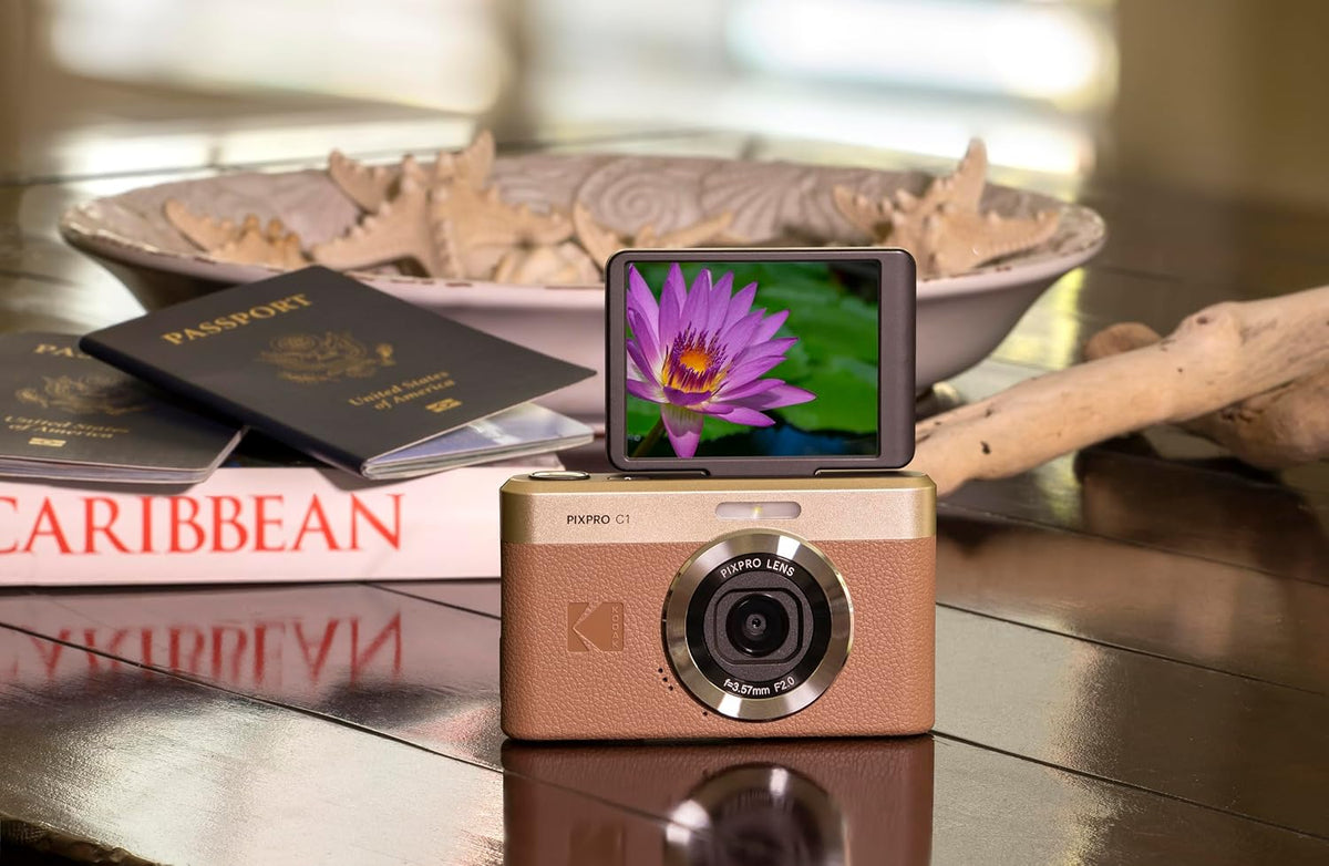 Kodak Pixpro C1 Compact Digital Camera 13MP – Brown - Excellent Condition